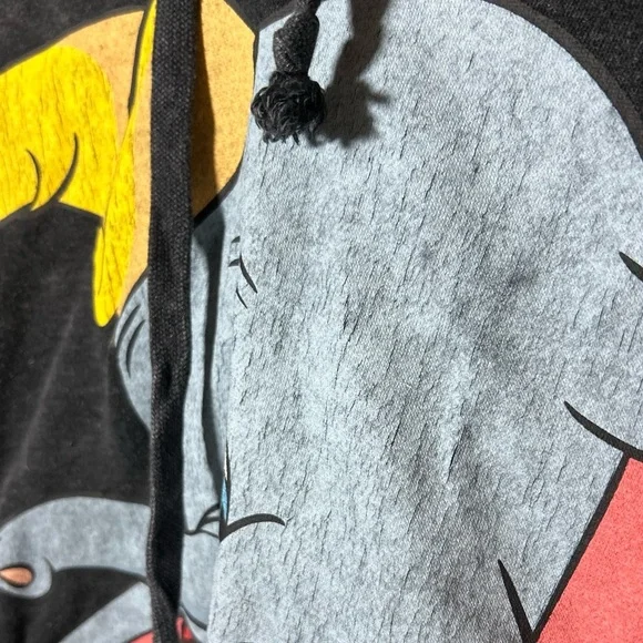 Disney Dumbo Dark Gray Graphic Hoodie, Vintage Feel, Size Medium - Picture 2 of 8